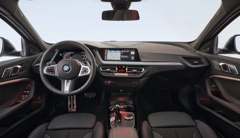 BMW 128ti 2021: así es su interior