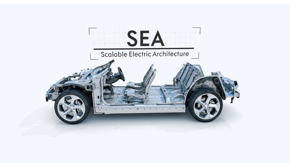 Volvo empleará la nueva plataforma SEA para sus nuevos SUV eléctricos.