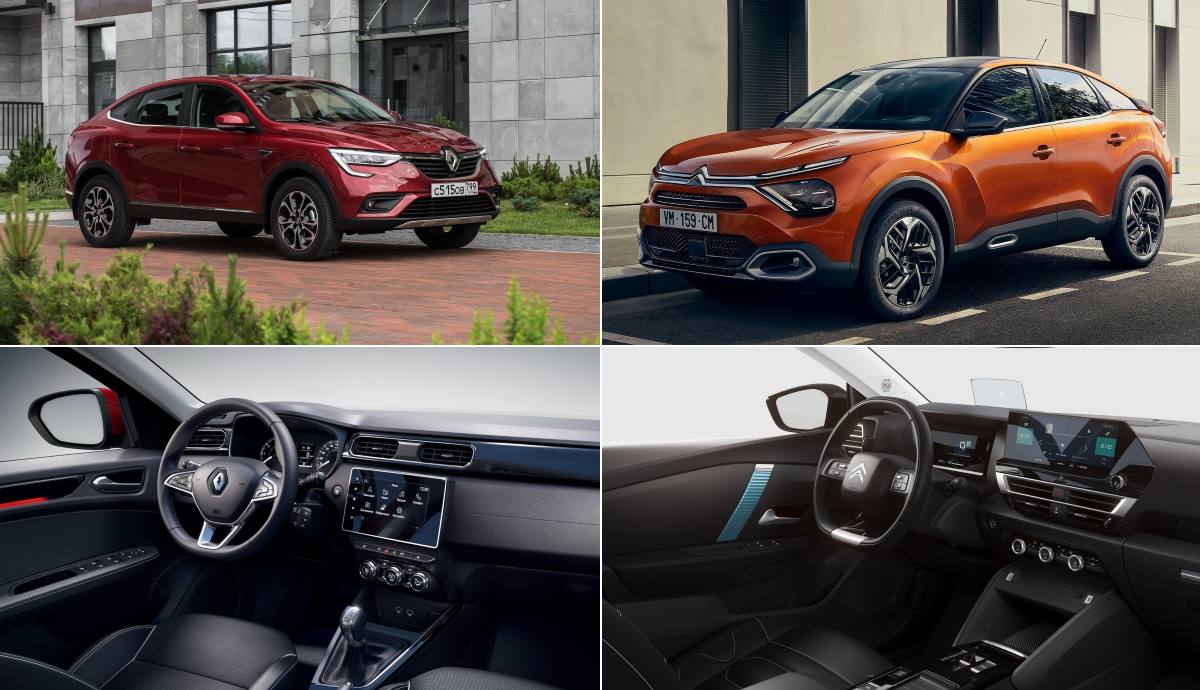 Los Renault Arkana y Citroën C4, frente a frente