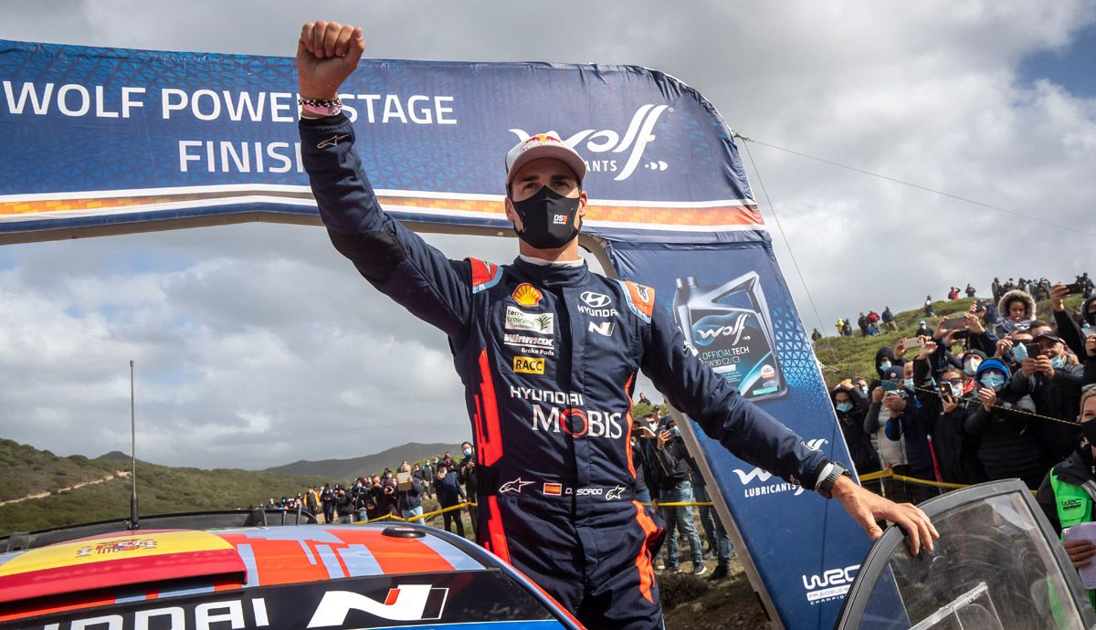 Dani Sordo y Carlos del Barrio, triunfadores por segundo año consecutivo en Cerdeña. | Foto: Hyundai