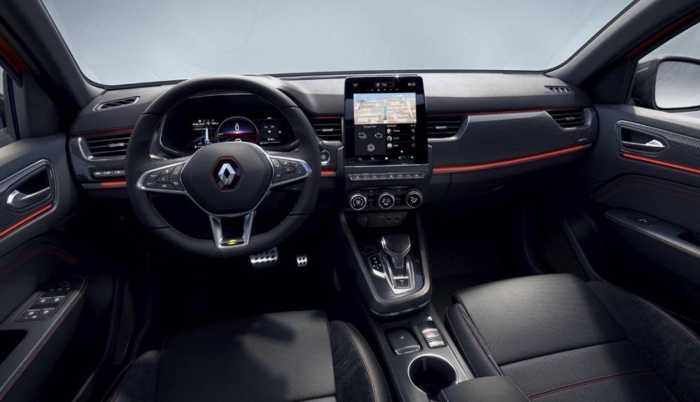 El interior del Renault Arkana 2021 El interior del Renault Arkana 2021
