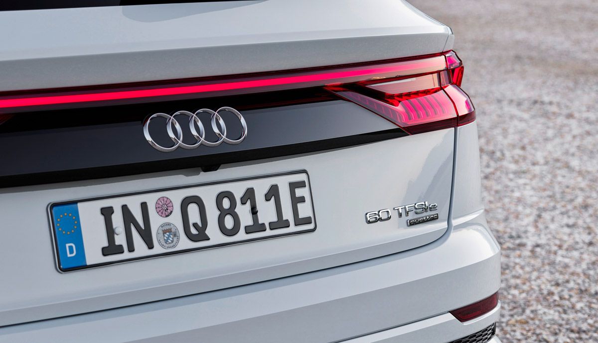 Nuevo Audi Q8 híbrido enchufable.