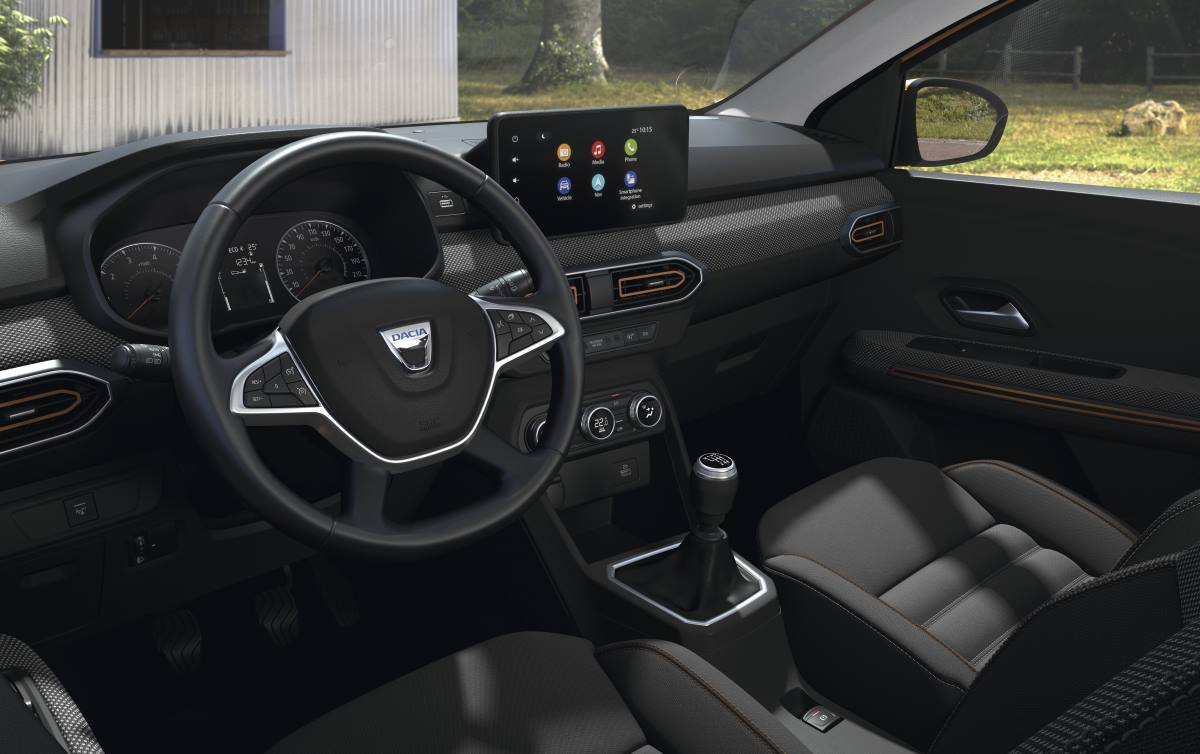 Interior del nuevo Dacia Sandero Stepway