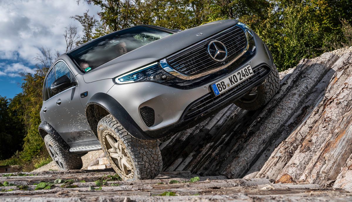 Mercedes EQC 4x4² 2021, el SUV eléctrico más extremo.