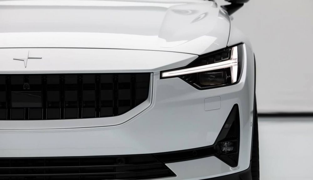 Detalles del frontal del Polestar 2 Detalles del frontal del Polestar 2