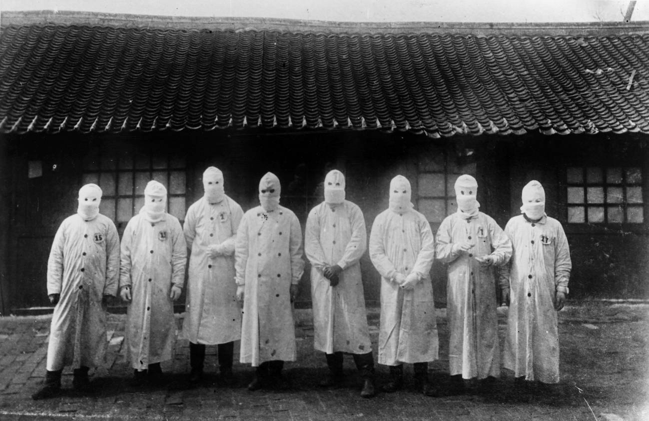 Manchuria (China) en 1911. La Tercera Pandemia de Peste golpeó el mundo entre 1894 y 1959. Fue la primera en ser fotografiada. Institut Pasteur / Archivos Henri Mollaret