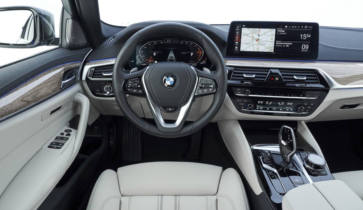 El interior del BMW Serie 5 Touring 2021