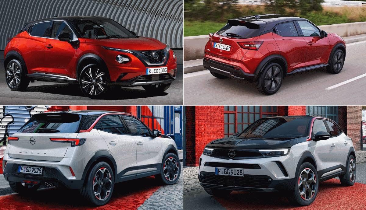 Los nuevos Opel Mokka y Nissan Juke, frente a frente