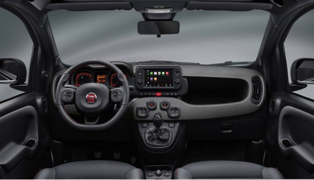 El interior del Fiat Panda Sport 2021 El interior del Fiat Panda Sport 2021