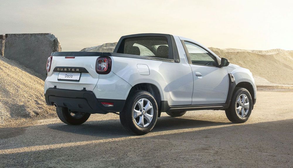 El Dacia Duster Pick Up 2021 mantiene la estética del SUV
