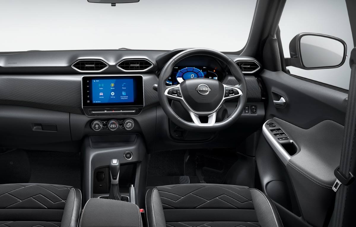 El interior del nuevo Nissan Magnite 2021