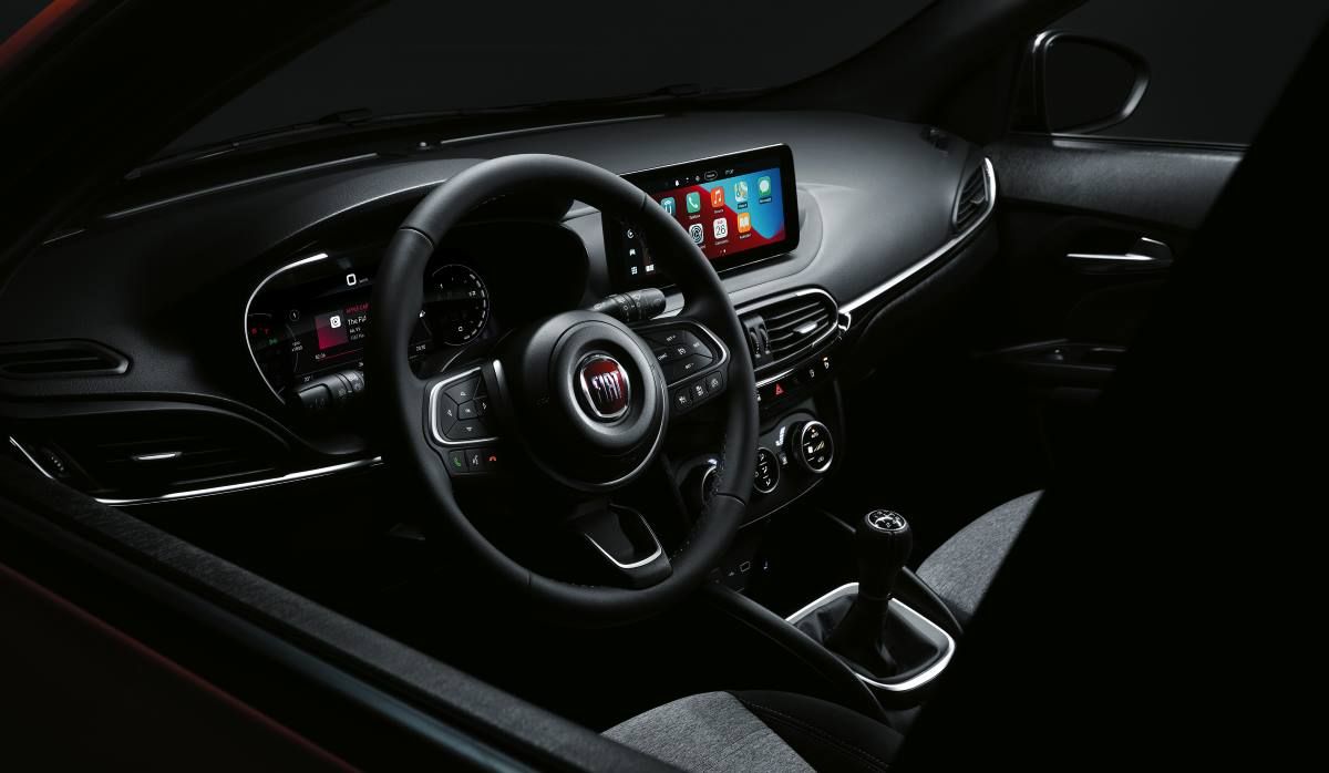 El interior del Fiat Tipo Cross 2021