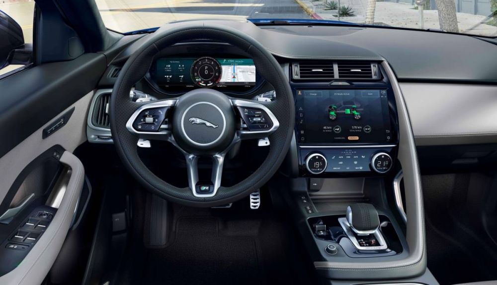 El interior del Jaguar E Pace 2021 El interior del Jaguar E Pace 2021