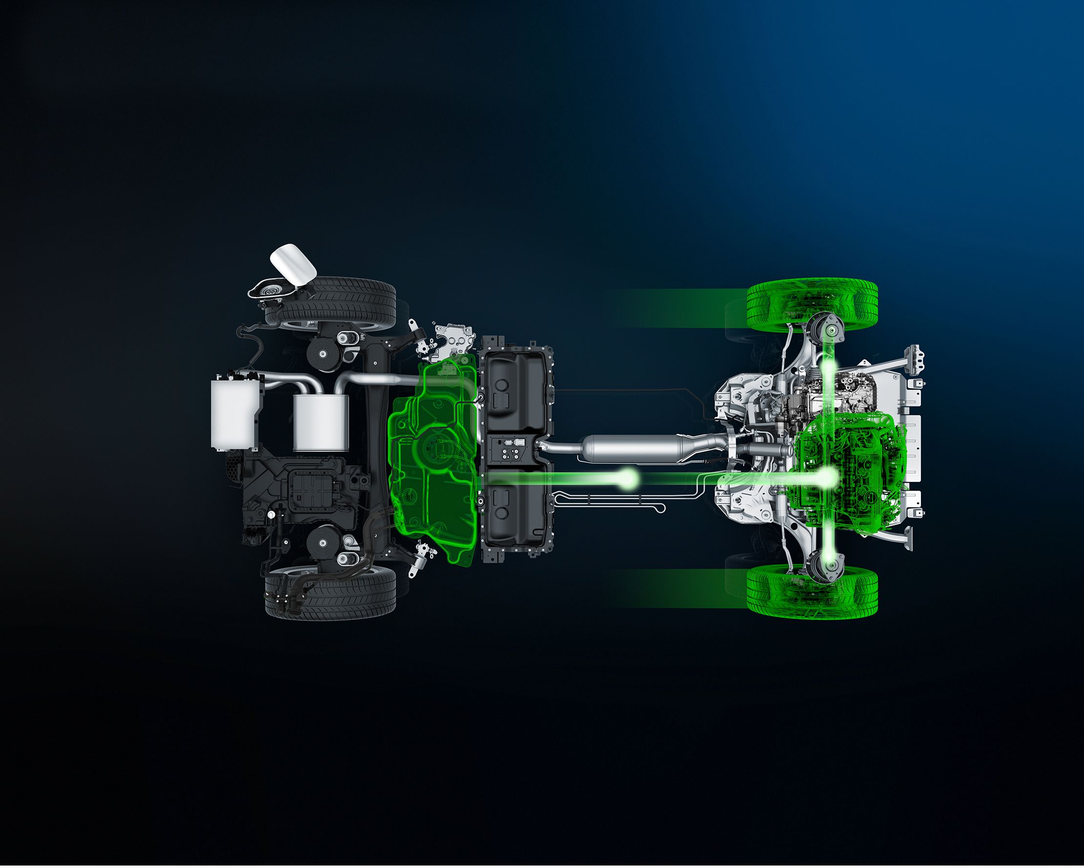 DS7 E Tense, Plug In con sistemas de tracción 4x4 eléctrica