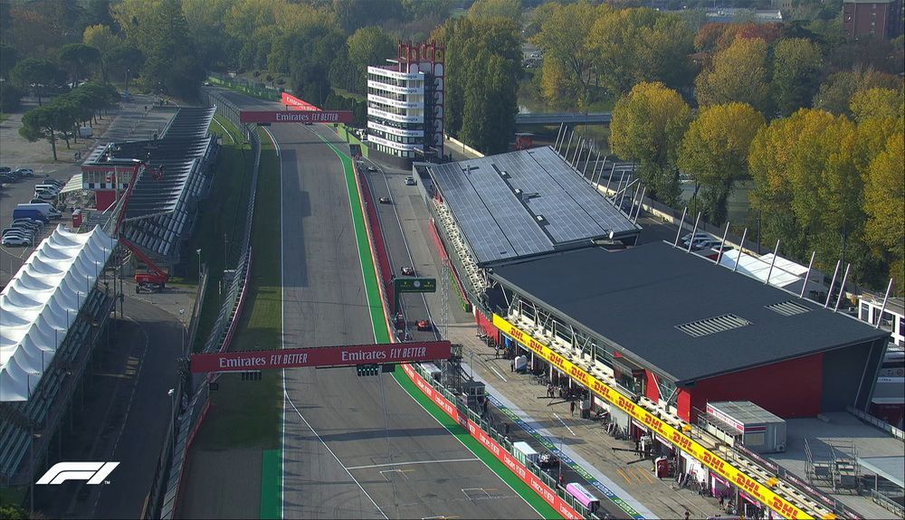 Vista aérea del circuito de Imola Vista aérea del circuito de Imola