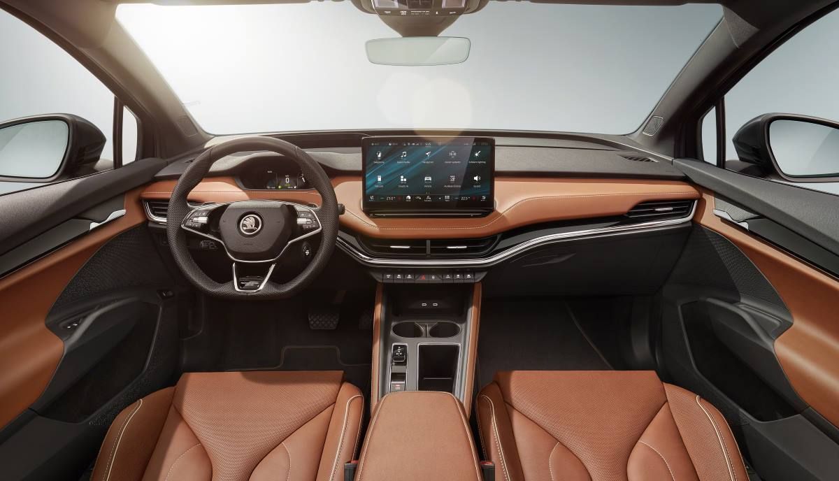 El interior del Skoda Enyaq 2021