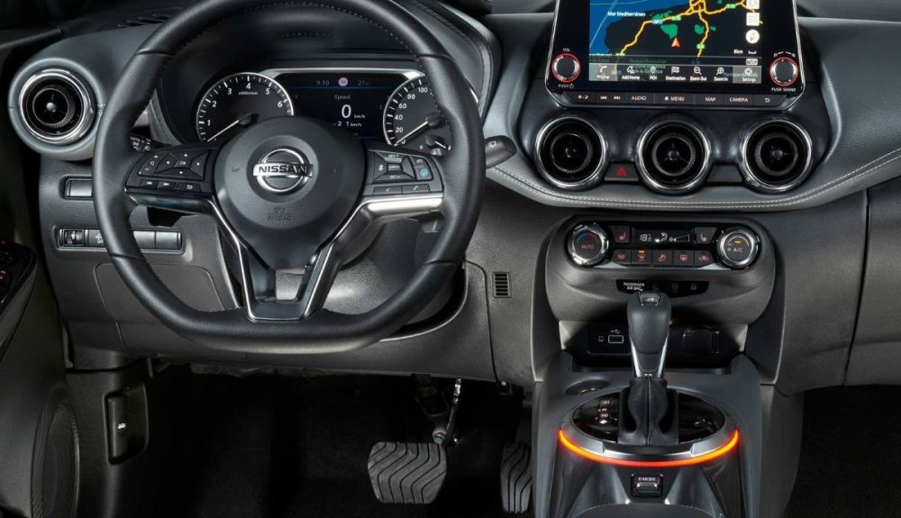 El interior del Nissan Juke 2020 El interior del Nissan Juke 2020