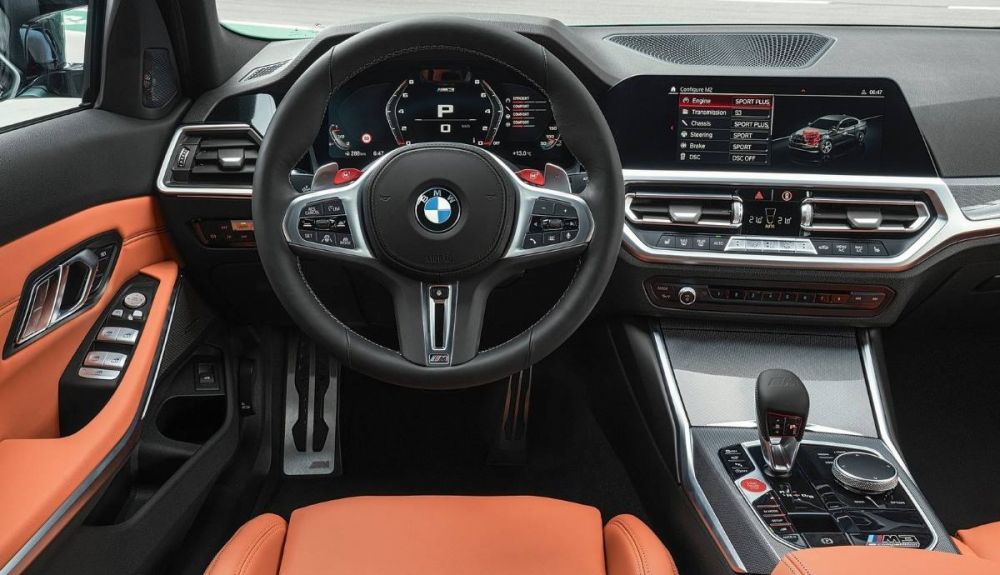 El interior del BMW M3 Competition 2021 El interior del BMW M3 Competition 2021