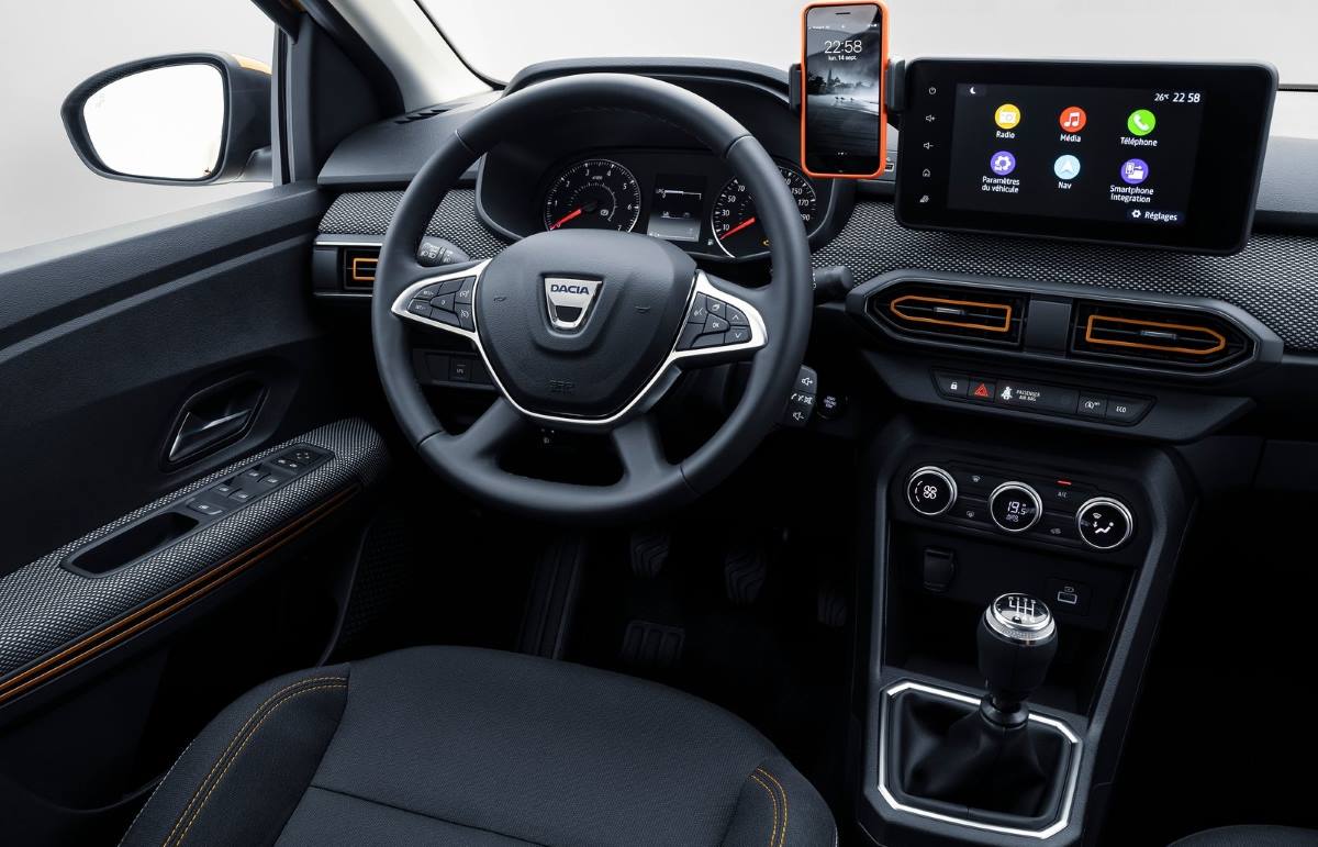 El interior del Dacia Sandero Stepway 2021