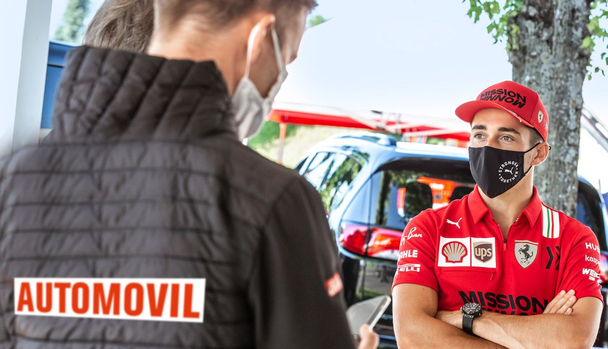 Charles Leclerc, piloto de Ferrari en la F1.
