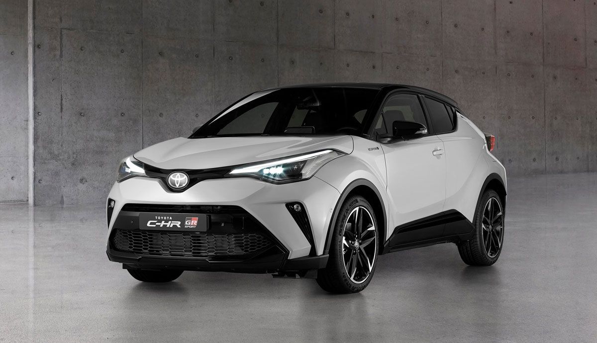 El Toyota C HR GR Sport es una imagen más deportiva del SUV.