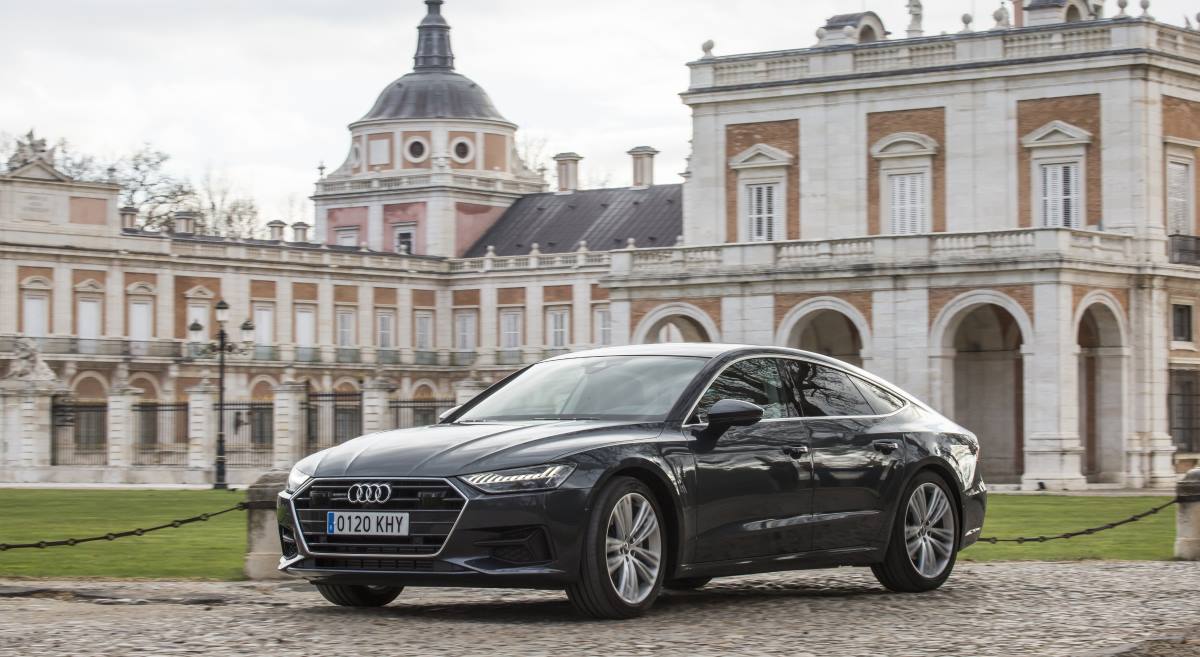 El Audi A7 55 TFSi E Quattro 367 CV, en el puesto 13 con una frenada de 67,85 m