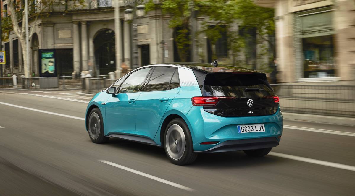 Agilidad y gran respuesta mecánica en el VW ID.3 eléctrico