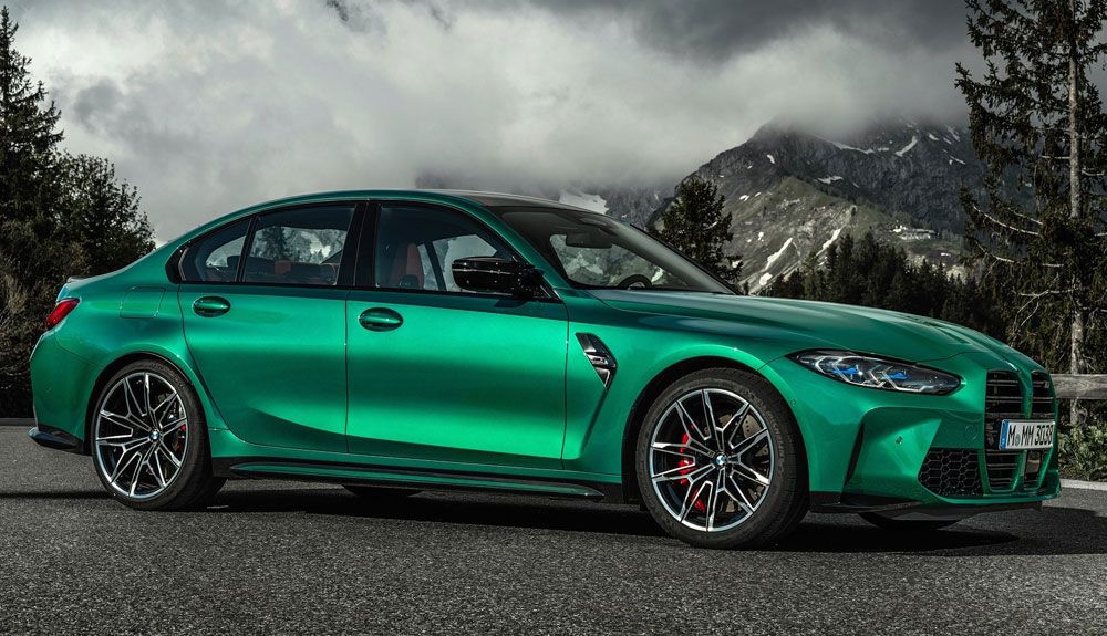 BMW M3 Competition, lleva llantas de 18 pulgadas delante y 19 atrás