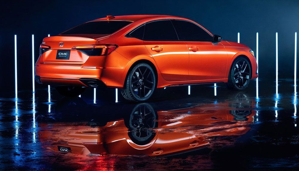 Las formas traseras del Honda Civic 2022 son mucho más clásicas Las formas traseras del Honda Civic 2022 son mucho más clásicas