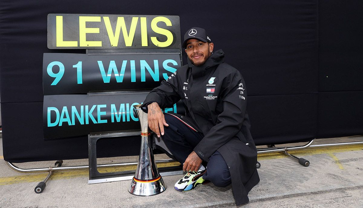 Lewis Hamilton, campeón en 2008, 2014, 2015, 2017, 2018, 2019 y 2020.