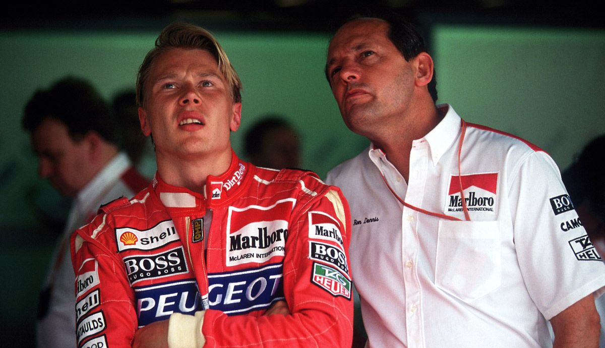 Mika Häkkinen, campeón en 1998 y 1999.
