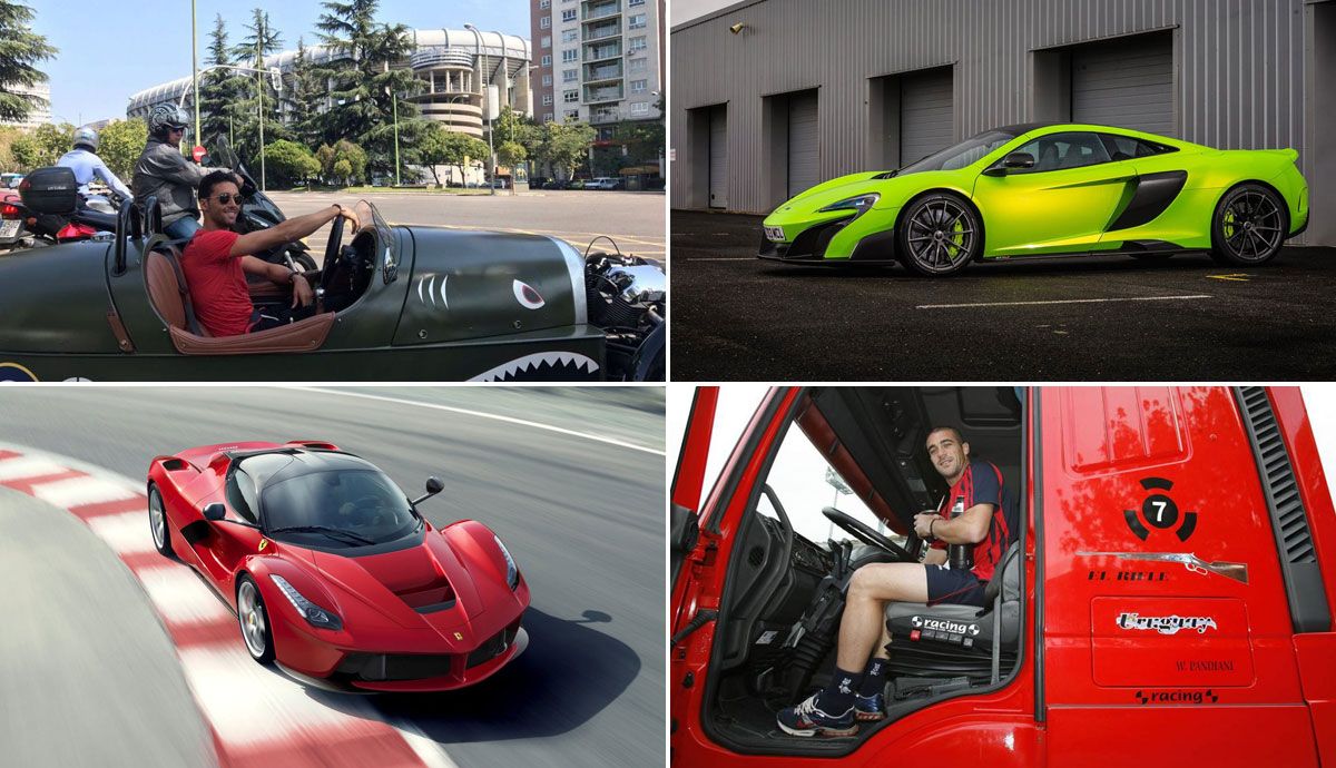 Los coches más raros y caros de los futbolistas