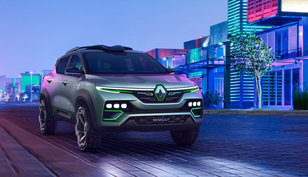 Renault Kiger concept car. Renault Kiger concept car.