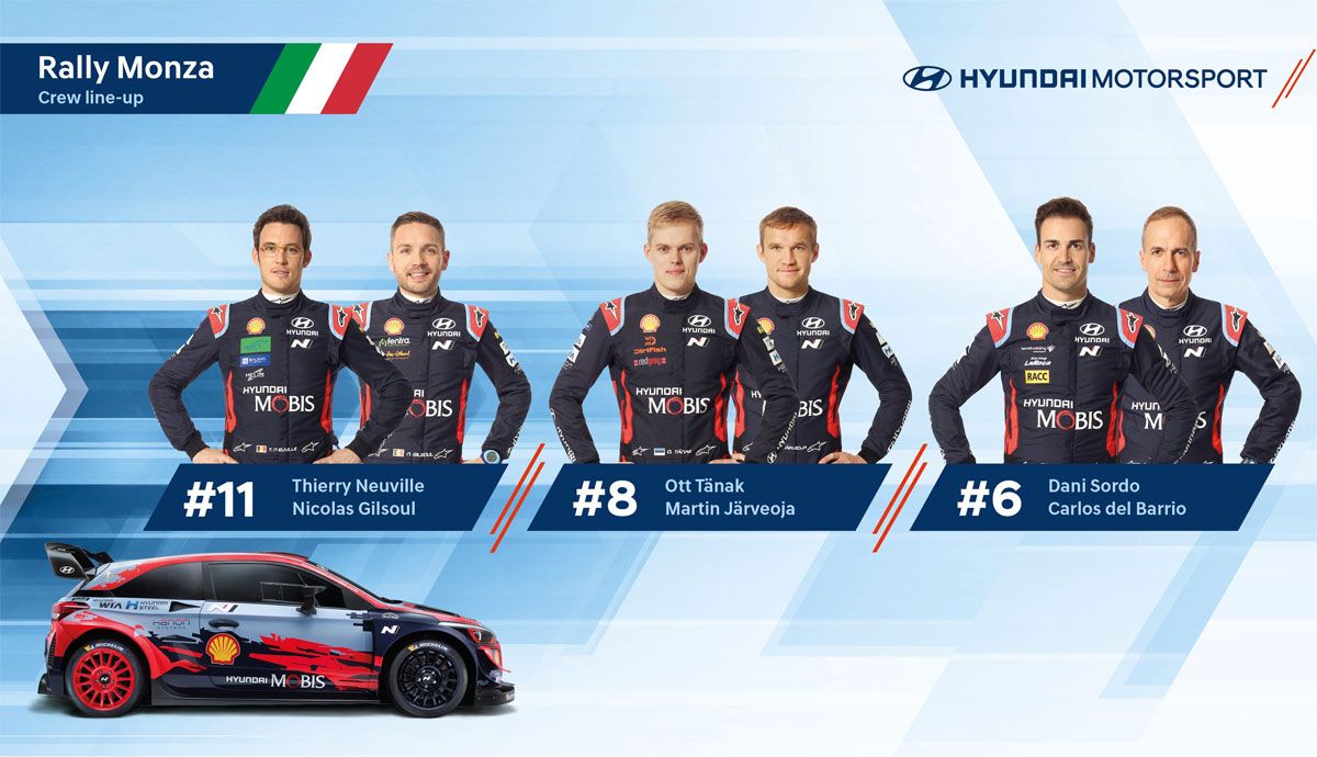 Hyundai en el Monza Rally 2020