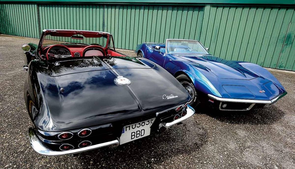 Chevrolet Corvette de 1963 y Corvette C3 de 1969 de Jimi Hendrix