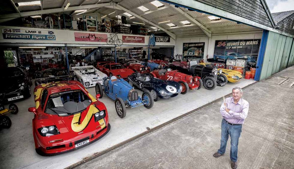 La increíble colección de coches de Nick Mason, el batería de Pink Floyd