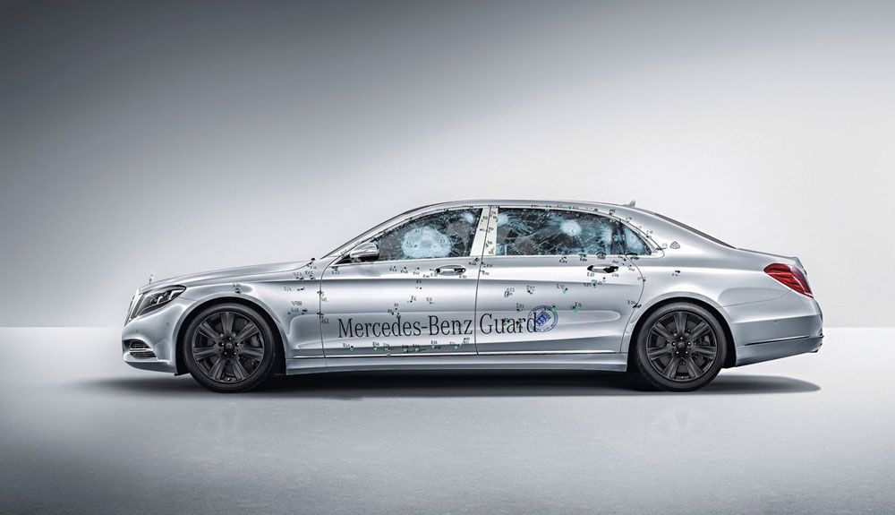 Así es el blindaje del Mercedes Maybach S600 Guard