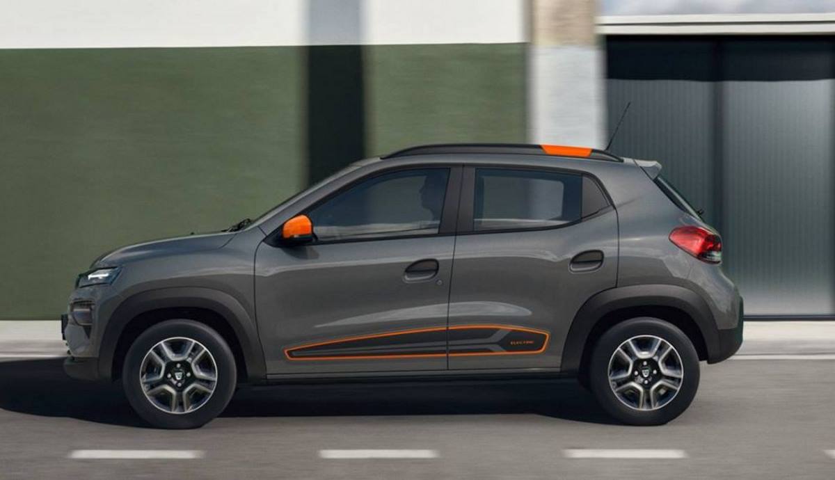 Contenido tamaño del Dacia Spring eléctrico.