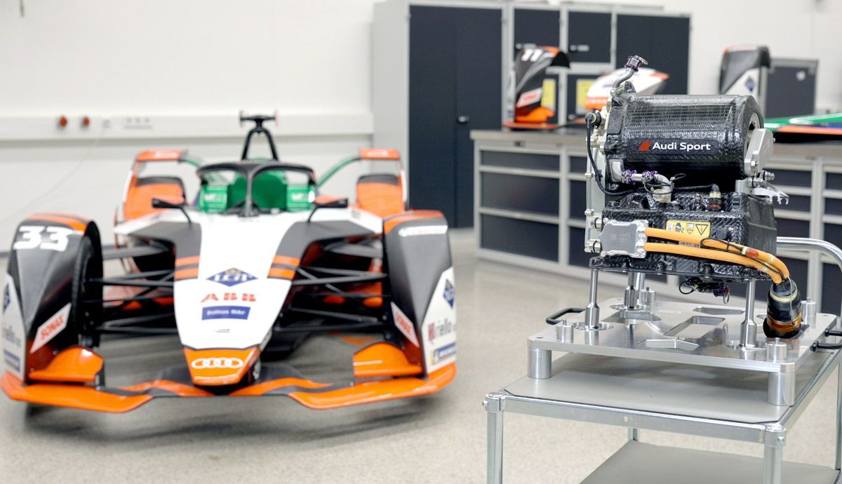 Nuevo Audi e-tron F07 para el Mundial de Fórmula E. Nuevo Audi e-tron F07 para el Mundial de Fórmula E.