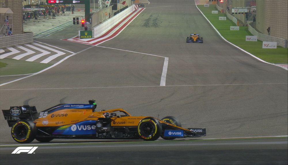 Carlos Sainz tuvo un problema mecánico en la Q2