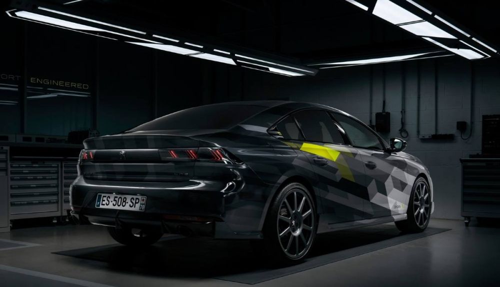Agresivo aspecto del Peugeot 508 PSE híbrido enchufable Agresivo aspecto del Peugeot 508 PSE híbrido enchufable