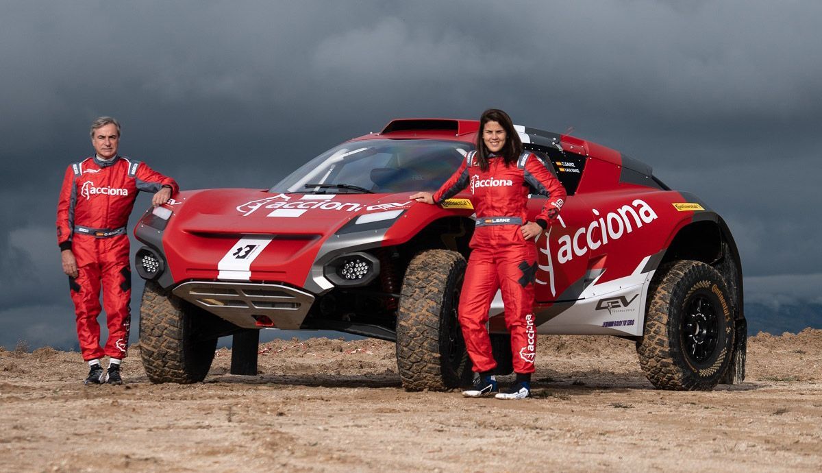 Carlos Sainz y Laia Sanz correrán juntos en la Extreme E. Carlos Sainz y Laia Sanz correrán juntos en la Extreme E.