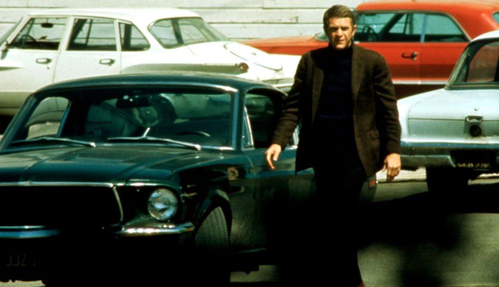 Bullit (1968) Steve McQueen conducía este espectacular Ford Mustang