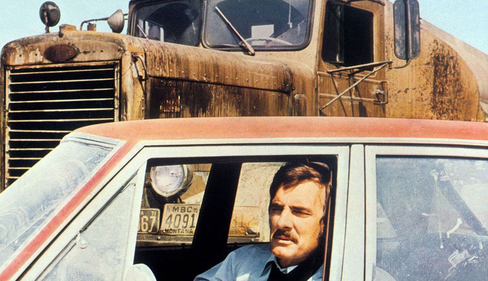 El diablo sobre ruedas (1971) Steven Spielberg nos puso los pelos de punta con esta película