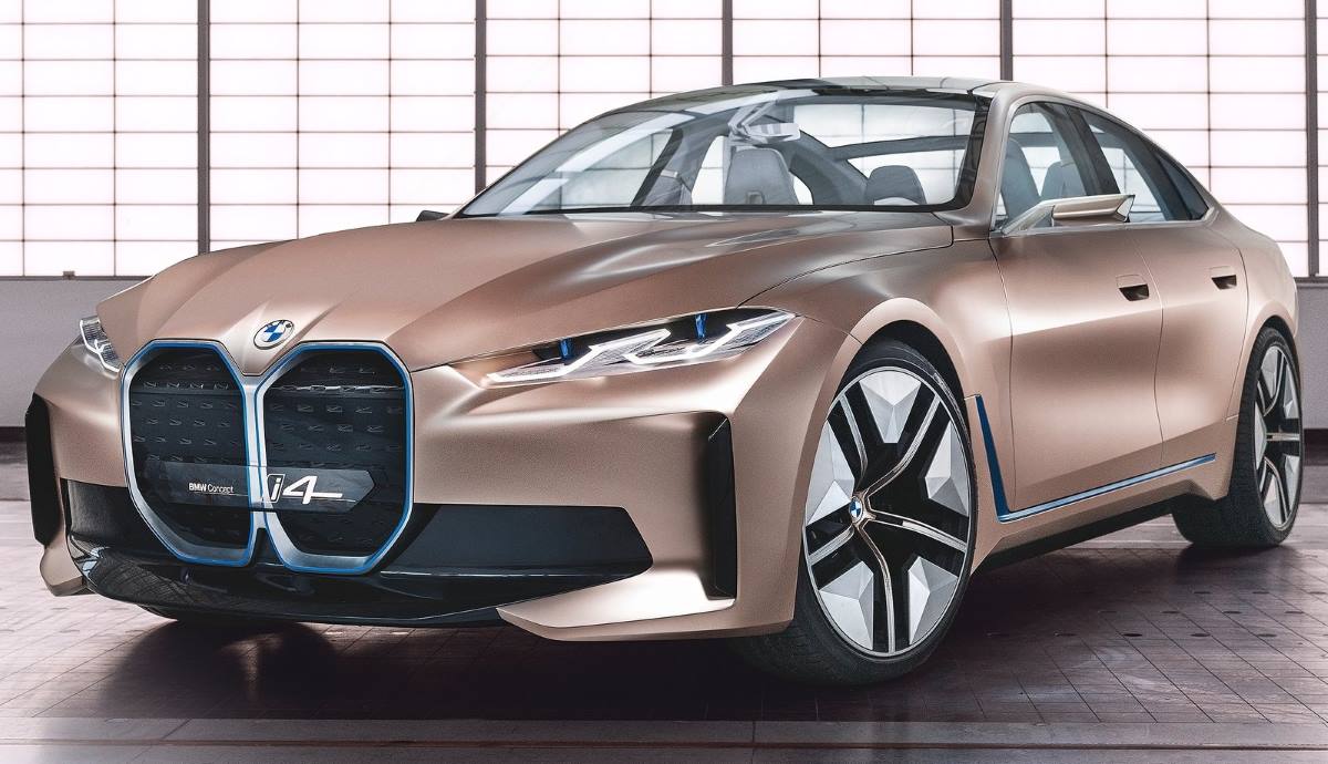 El diseño exterior del BMW i4 Concept
