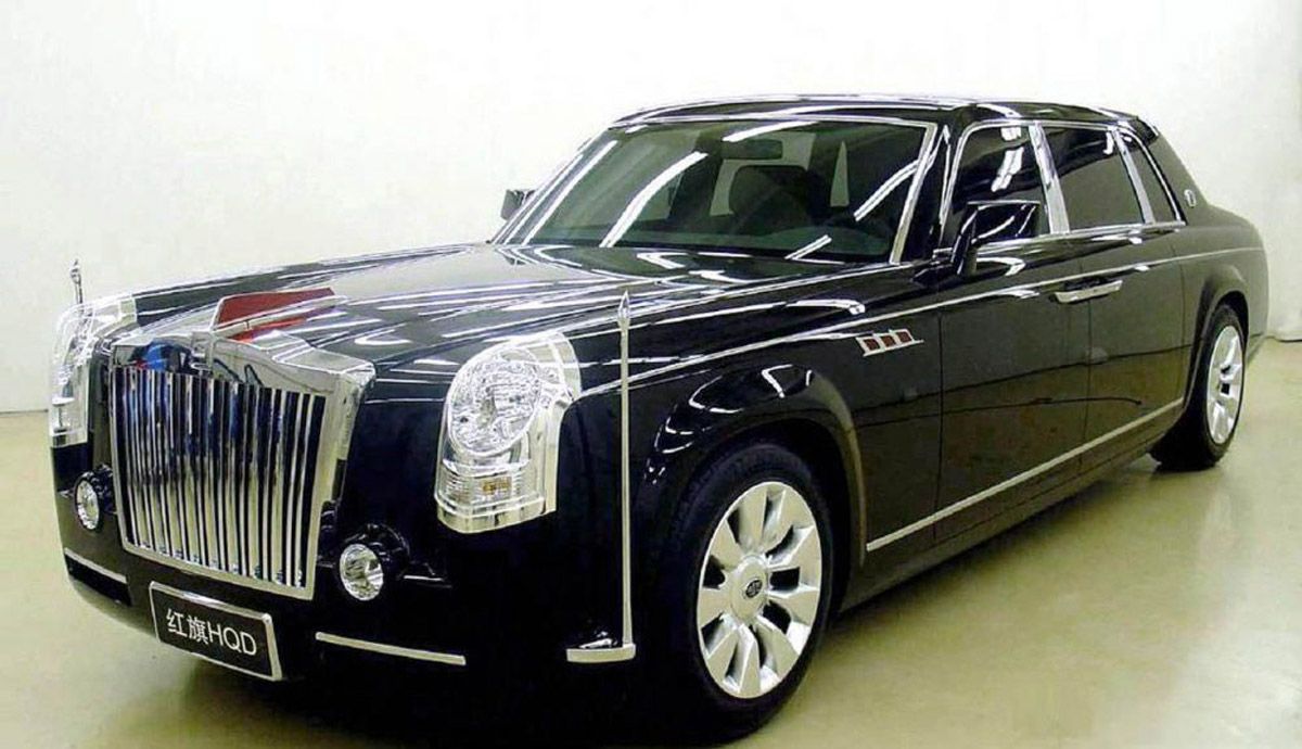 Hongqi HQD, o el Rolls-Royce Phantom chino.