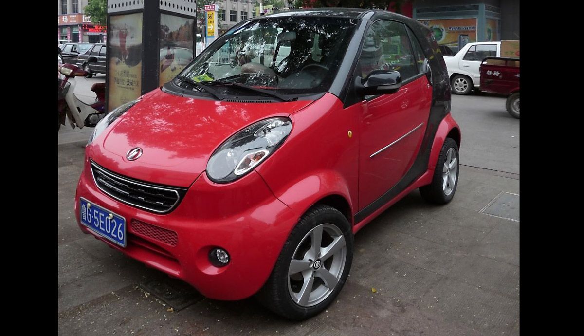 Shuanghuan Noble, o como reciclar el diseño del Smart Fortwo.