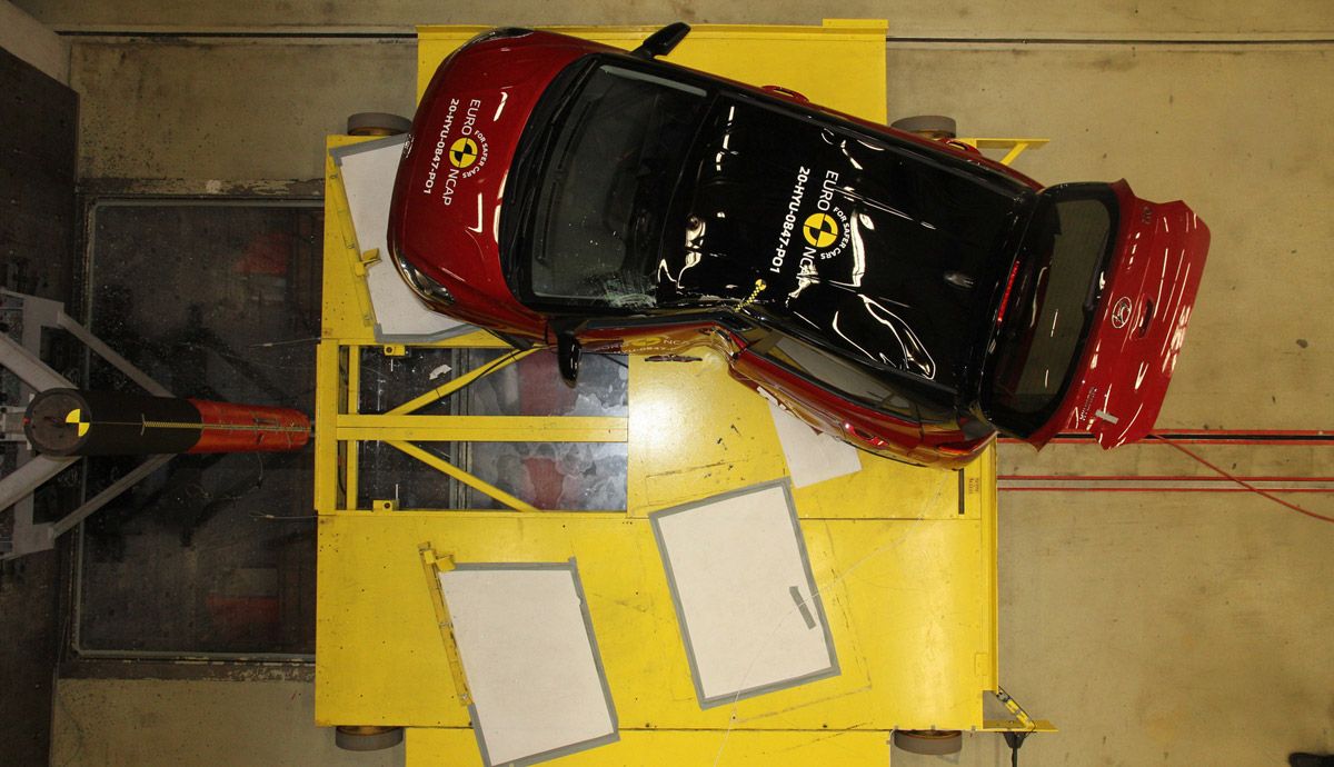 Hyundai i10, tres estrellas Euro NCAP.