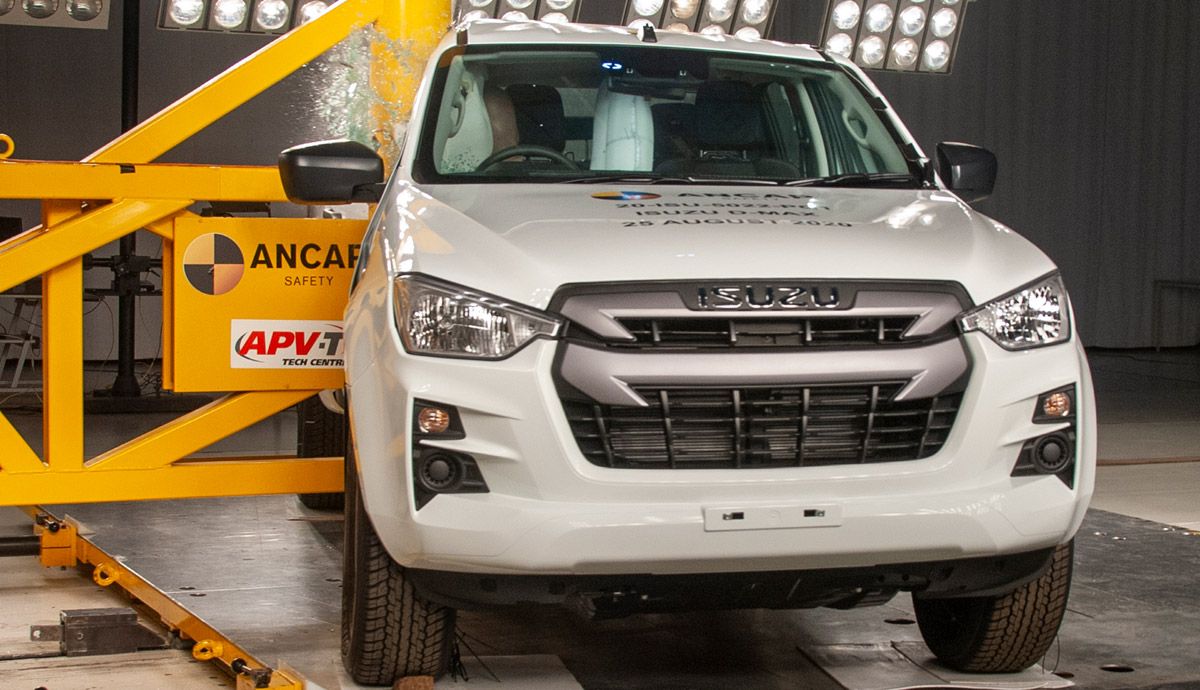 Isuzu D-Max, cinco estrellas Euro NCAP.
