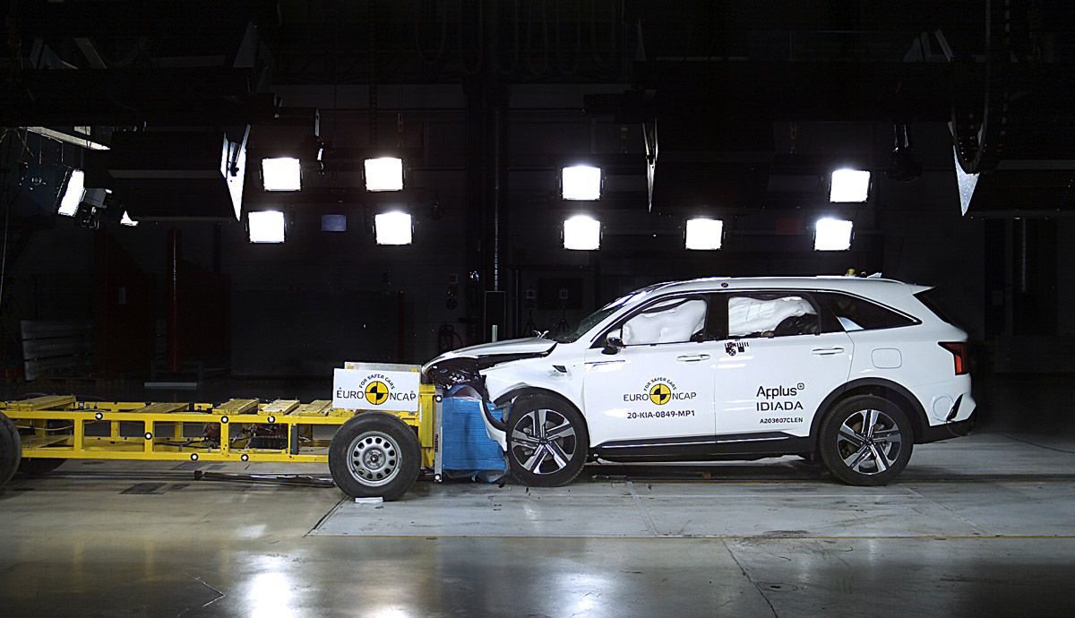 Kia Sorento, cinco estrellas Euro NCAP.